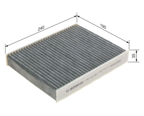 Filter, interior air R2387 Bosch, Image 9
