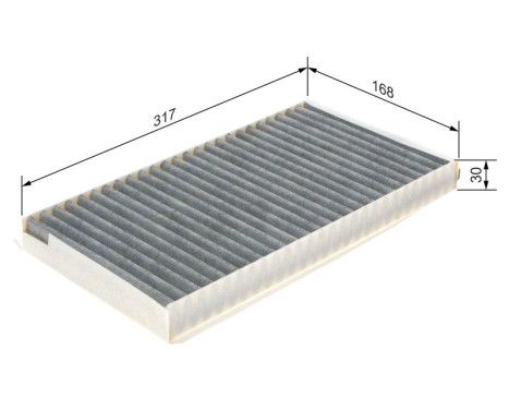 Filter, interior air R2402 Bosch, Image 5