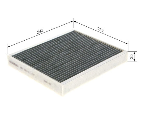 Filter, interior air R2411 Bosch, Image 6