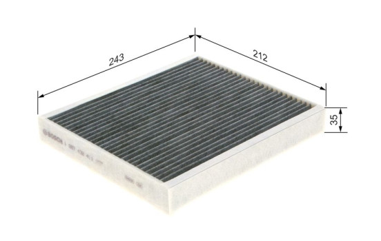 Filter, interior air R2411 Bosch, Image 6
