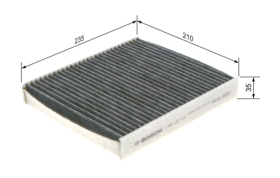 Filter, interior air R2413 Bosch, Image 8