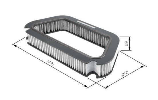 Filter, interior air R2423 Bosch, Image 9
