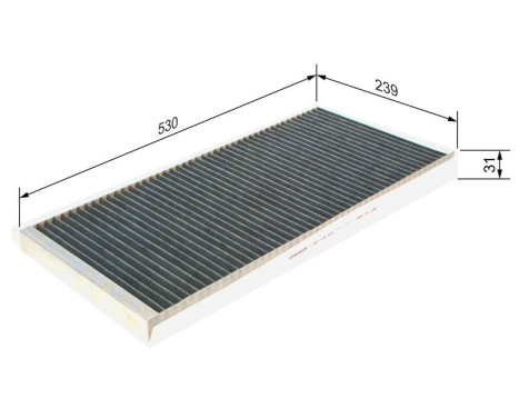 Filter, interior air R2425 Bosch, Image 9