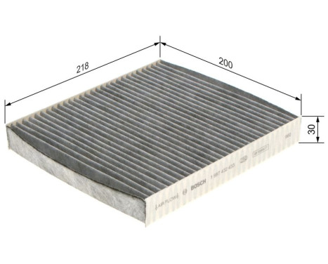 Filter, interior air R2433 Bosch, Image 9