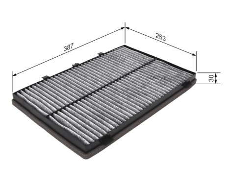 Filter, interior air R2482 Bosch, Image 9