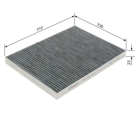 Filter, interior air R2497 Bosch, Image 9