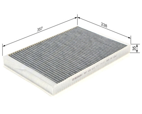 Filter, interior air R2513 Bosch, Image 9