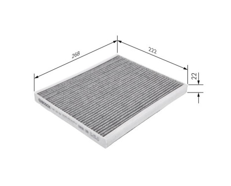 Filter, interior air R2537 Bosch, Image 9