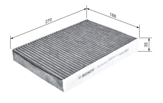 Filter, interior air R2549 Bosch, Image 9