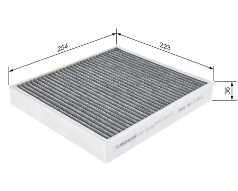 Filter, interior air R5502 Bosch, Image 9