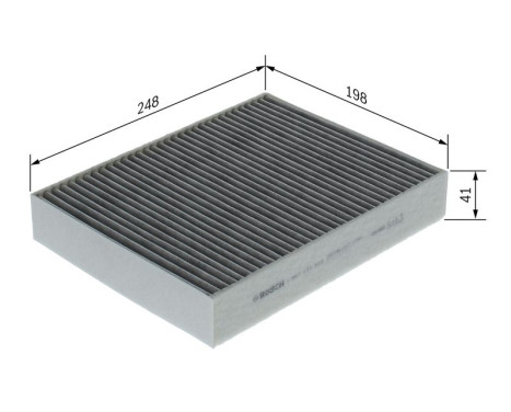 Filter, interior air R5503 Bosch, Image 9