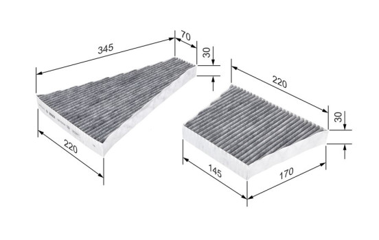 Filter, interior air R5506 Bosch, Image 5