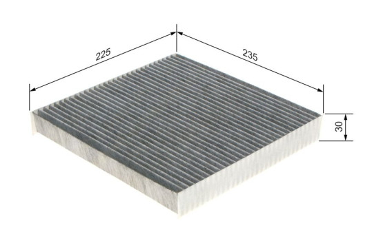 Filter, interior air R5518 Bosch, Image 8