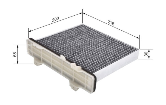 Filter, interior air R5519 Bosch, Image 9
