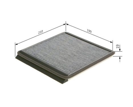 Filter, interior air R5533 Bosch, Image 9