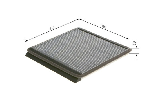 Filter, interior air R5533 Bosch, Image 9