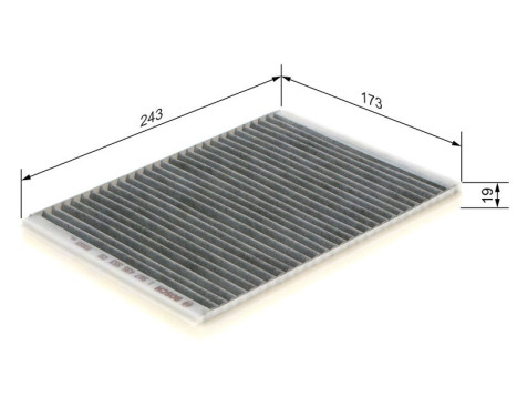Filter, interior air R5553 Bosch, Image 9