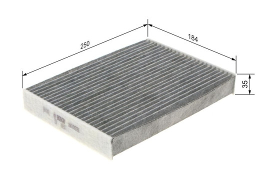 Filter, interior air R5556 Bosch, Image 9