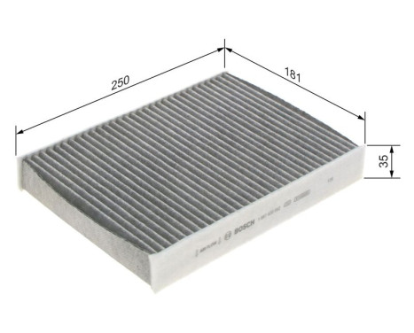 Filter, interior air R5562 Bosch, Image 8