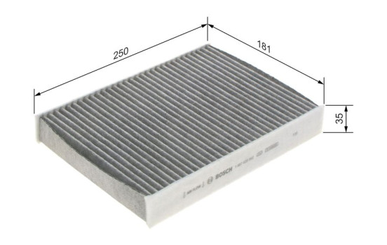 Filter, interior air R5562 Bosch, Image 8