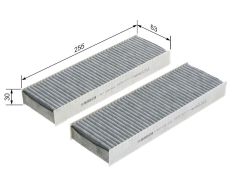 Filter, interior air R5608 Bosch, Image 9
