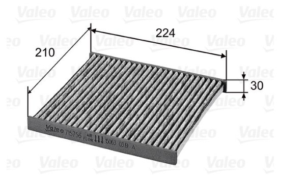 Filter, interior air VALEO PROTECT 715756