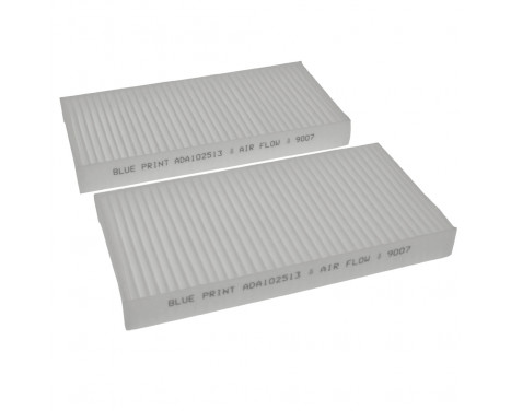 Filter set, cabin air ADA102513 Blue Print