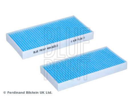 Filter set, cabin air ADA102513 Blue Print, Image 3