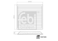 Interior filter 1007285 FEBI