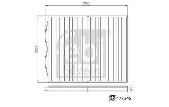 Interior filter 177345 FEBI, Image 3