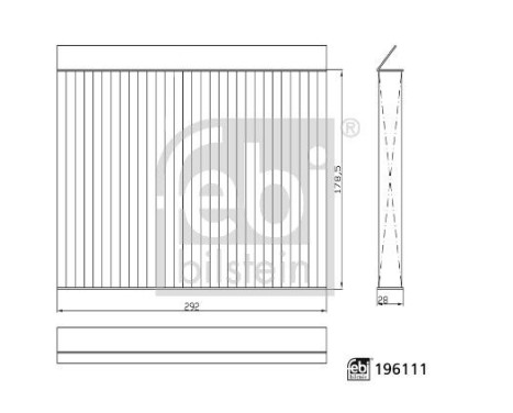 Interior filter 196111 FEBI, Image 3
