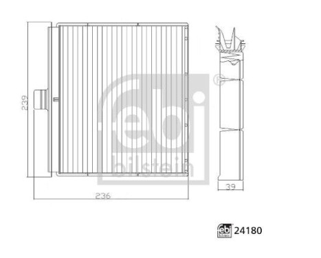 Interior filter 24180 FEBI, Image 2