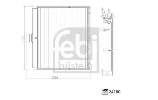 Interior filter 24180 FEBI, Image 2