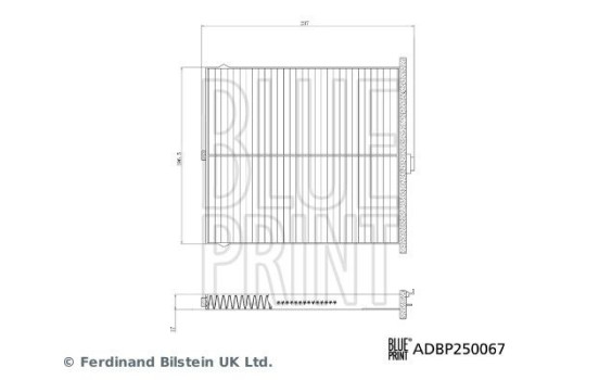 Interior filter ADBP250067 Blue Print, Image 3