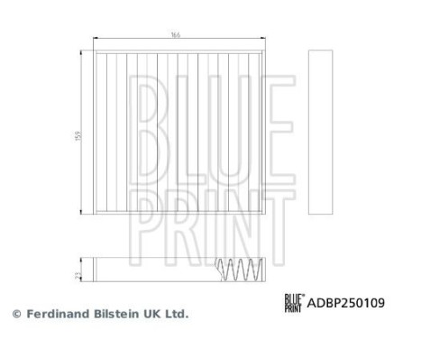 Interior filter ADBP250109 Blue Print