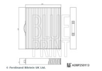 Interior filter ADBP250113 Blue Print