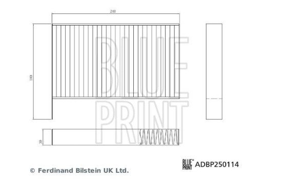 Interior filter ADBP250114 Blue Print