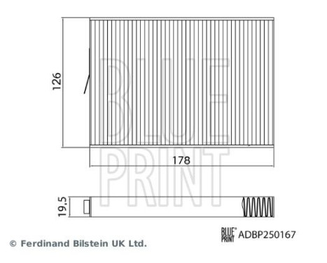 Interior filter ADBP250167 Blue Print