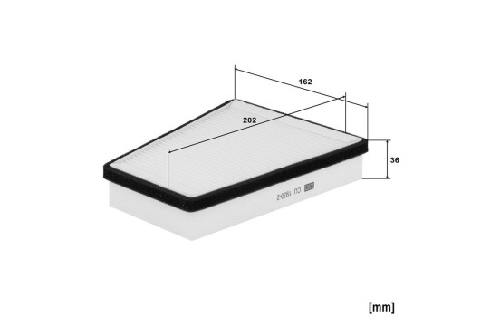 Interior filter CU 1930-2 MANN-FILTER, Image 2