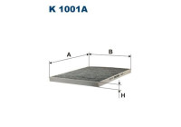 Interior filter K 1001A Filtron