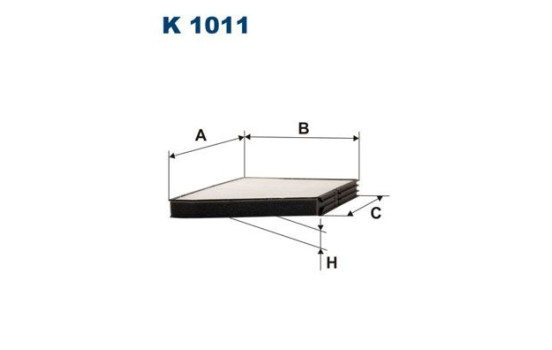 Interior filter K 1011 Filtron