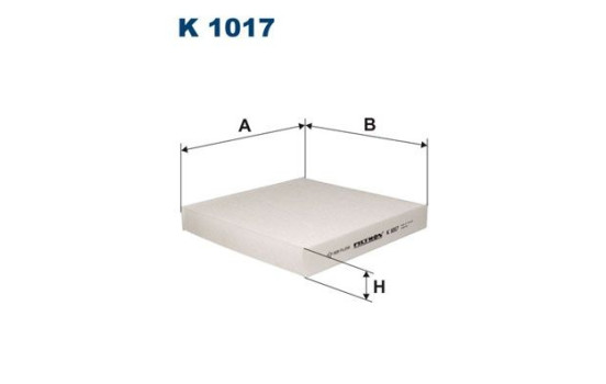 Interior filter K 1017 Filtron