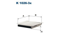 Interior filter K 1026-3x Filtron