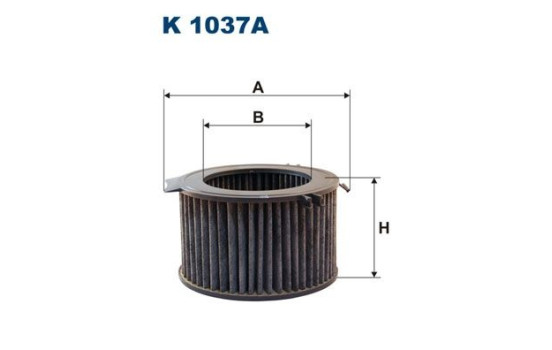 Interior filter K 1037A Filtron