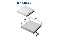 Interior filter K 1040-2x Filtron