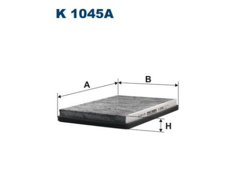 Interior filter K 1045A Filtron