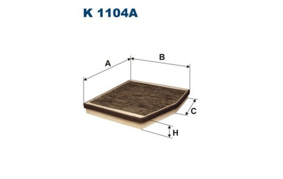 Interior filter K 1104A Filtron