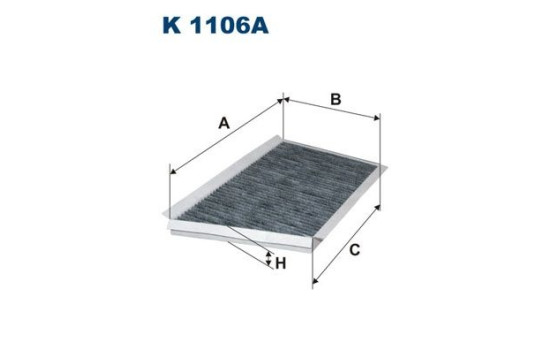 Interior filter K 1106A Filtron