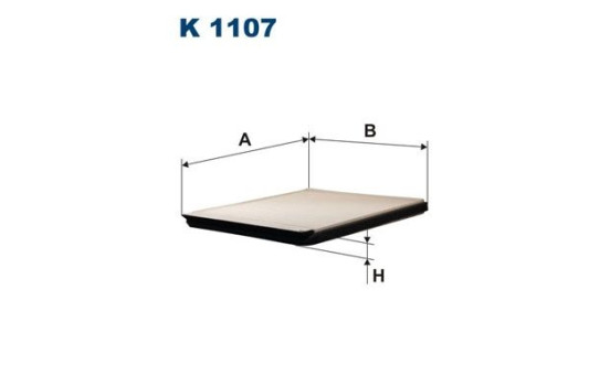 Interior filter K 1107 Filtron