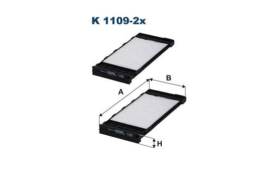Interior filter K 1109-2x Filtron